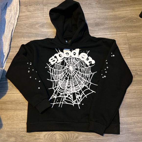 Sp5der hoodie Black OG